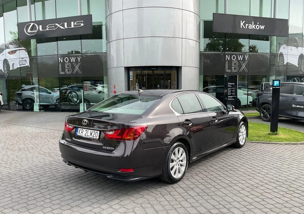 Lexus GS cena 99900 przebieg: 141675, rok produkcji 2014 z Kraków małe 596